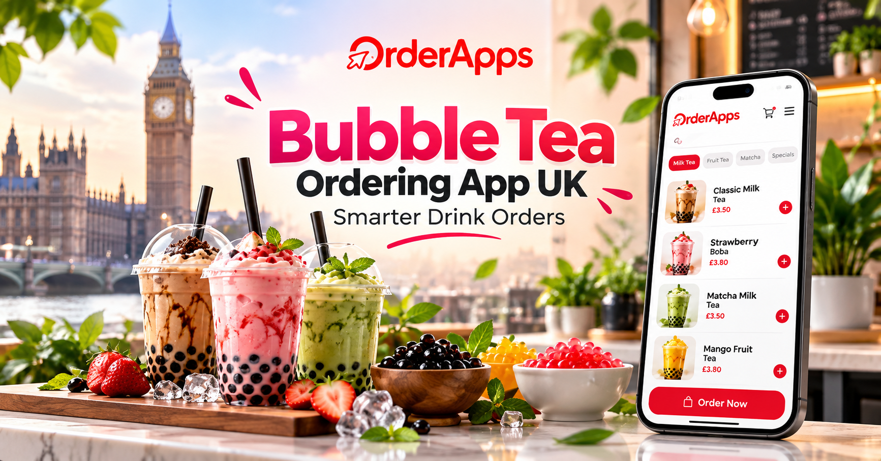 Bubble Tea Ordering App UK: Smarter Drink Orders